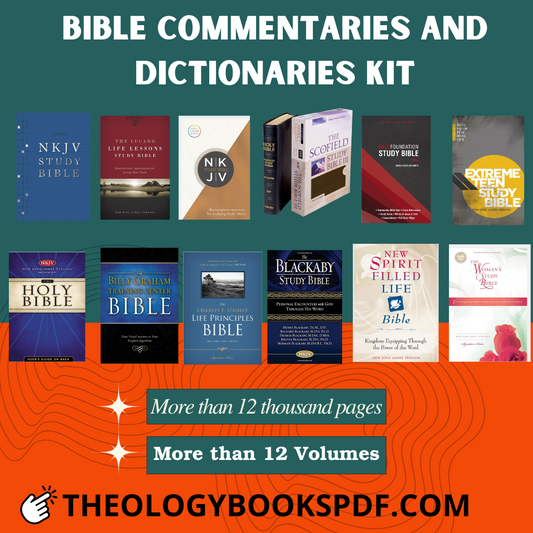 Bible Commentaries and Study Bibles Collection: Over 12 volumes and 12,000 pages of biblical insight in PDF